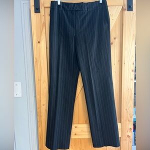 St John navy pinstripe slacks